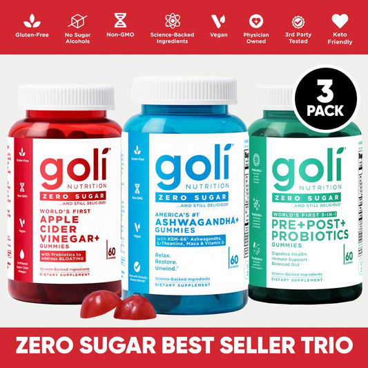 Zero Sugar Best Seller Trio - World's First 3-in-1